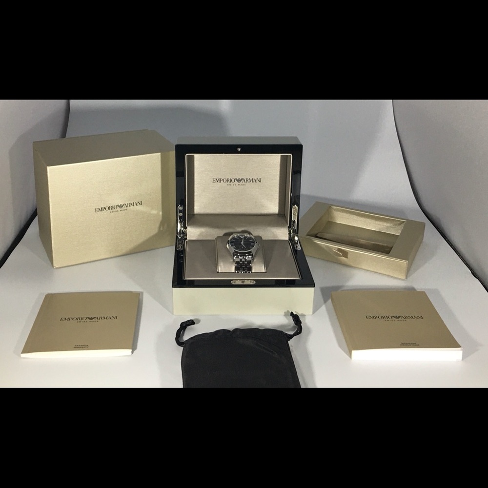 BRAND NEW EMPORIO ARMANI AR1710 MENS WATCH $139 - Picture 14 of 15